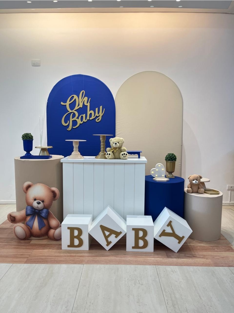 Chá Bebê Urso Azul - Kit Era Uma Vez - Monte e Feste 