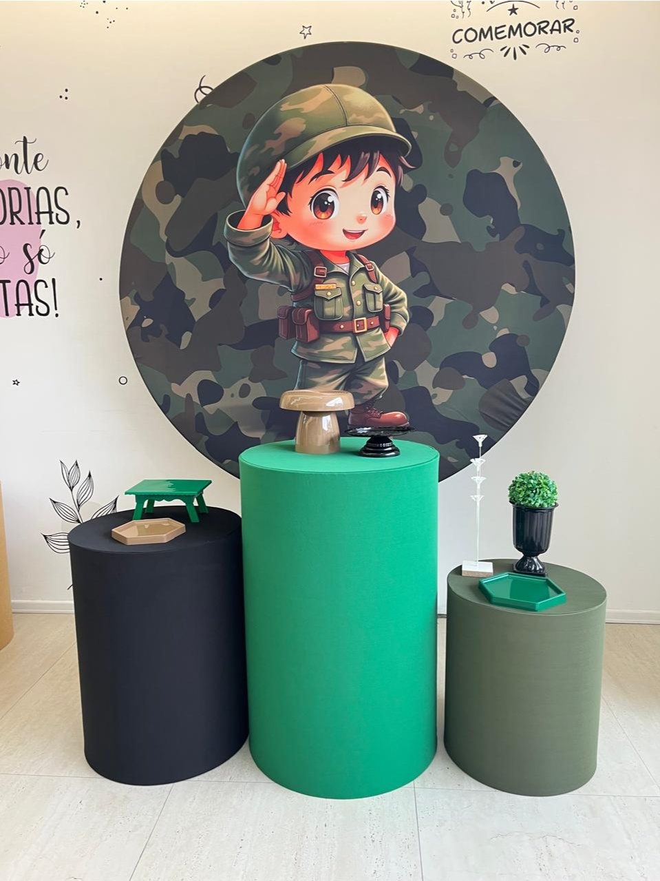 Soldado Exército - Kit Para Festejar - Monte e Feste 