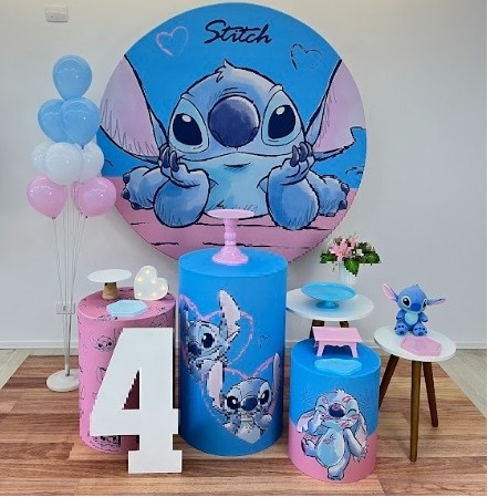 Stitch Rosa - Kit Para Encantar  - Monte e Feste 