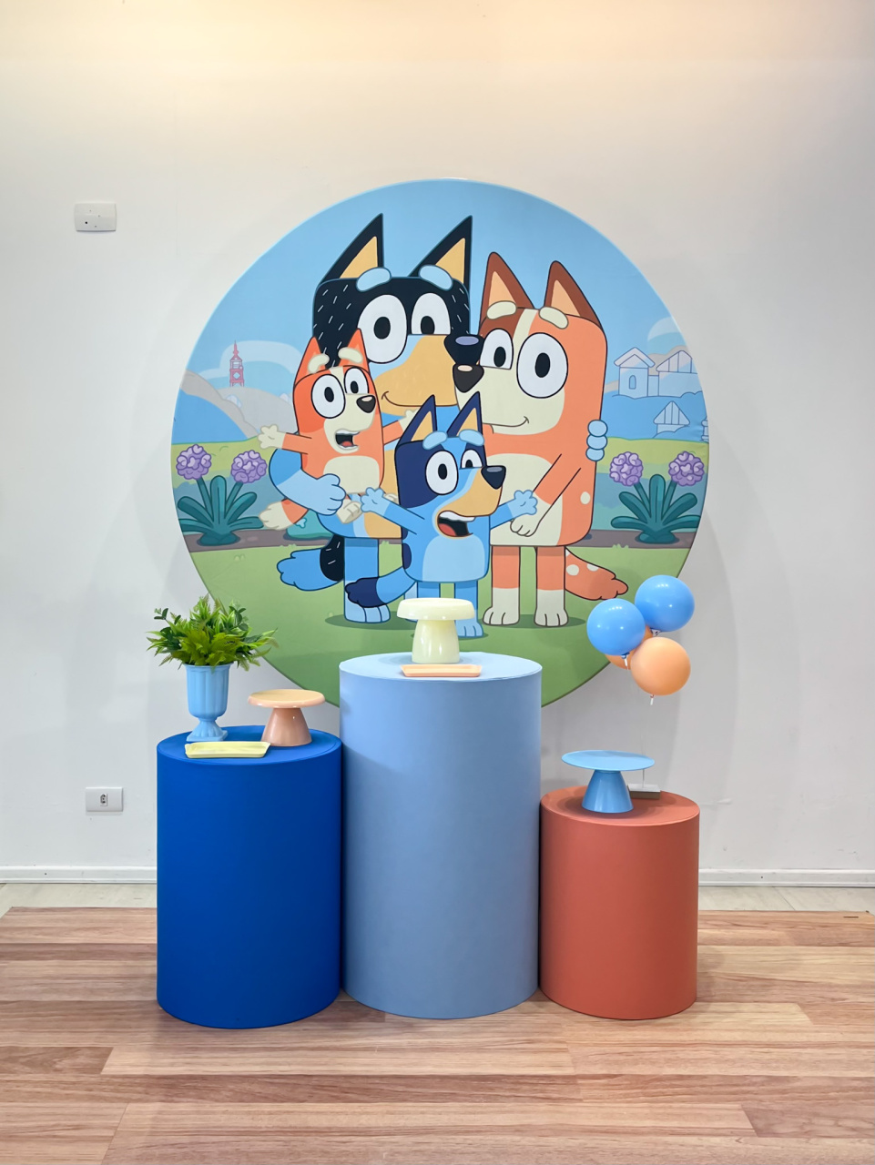 Bluey Azul - Kit Para Festejar - Monte e Feste 
