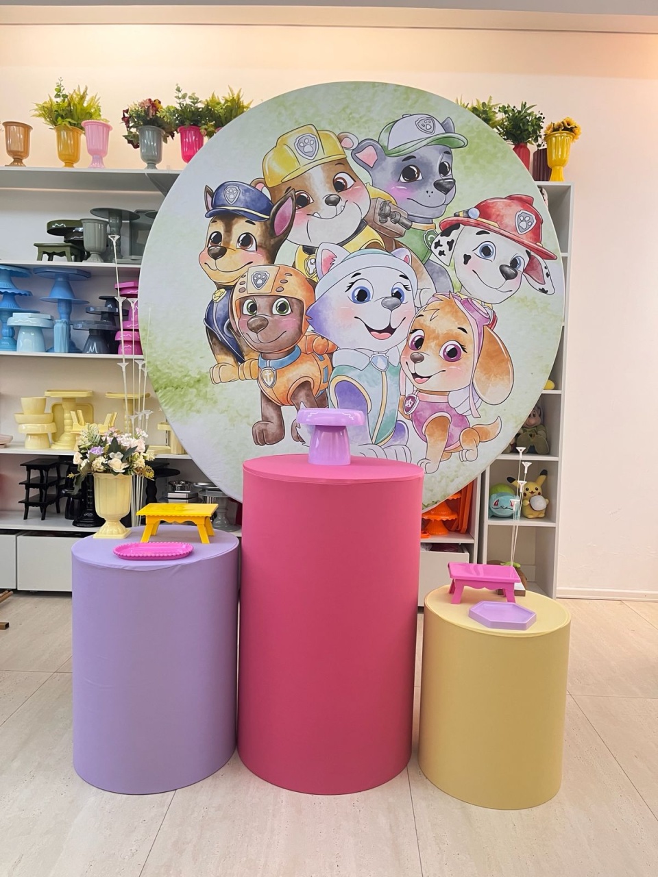Patrula Canina Aquarela - Kit Para Festejar - Monte e Feste 