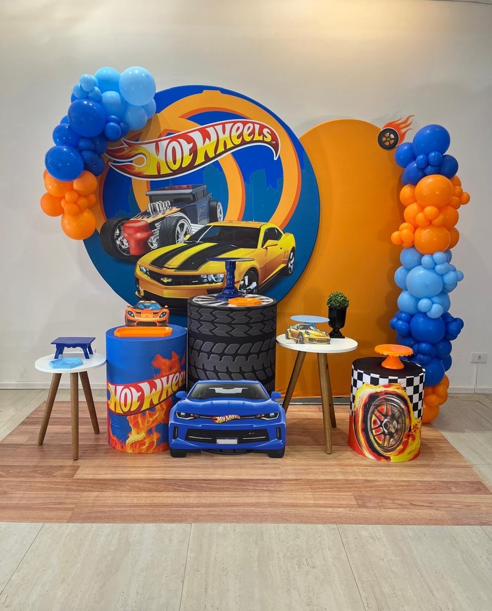 Hot Wheels  - Kit Nuvem de Algodão - Monte e Feste 