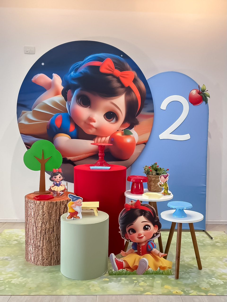 Branca de Neve Baby - Kit Nuvem de Algodão - Monte e Feste 