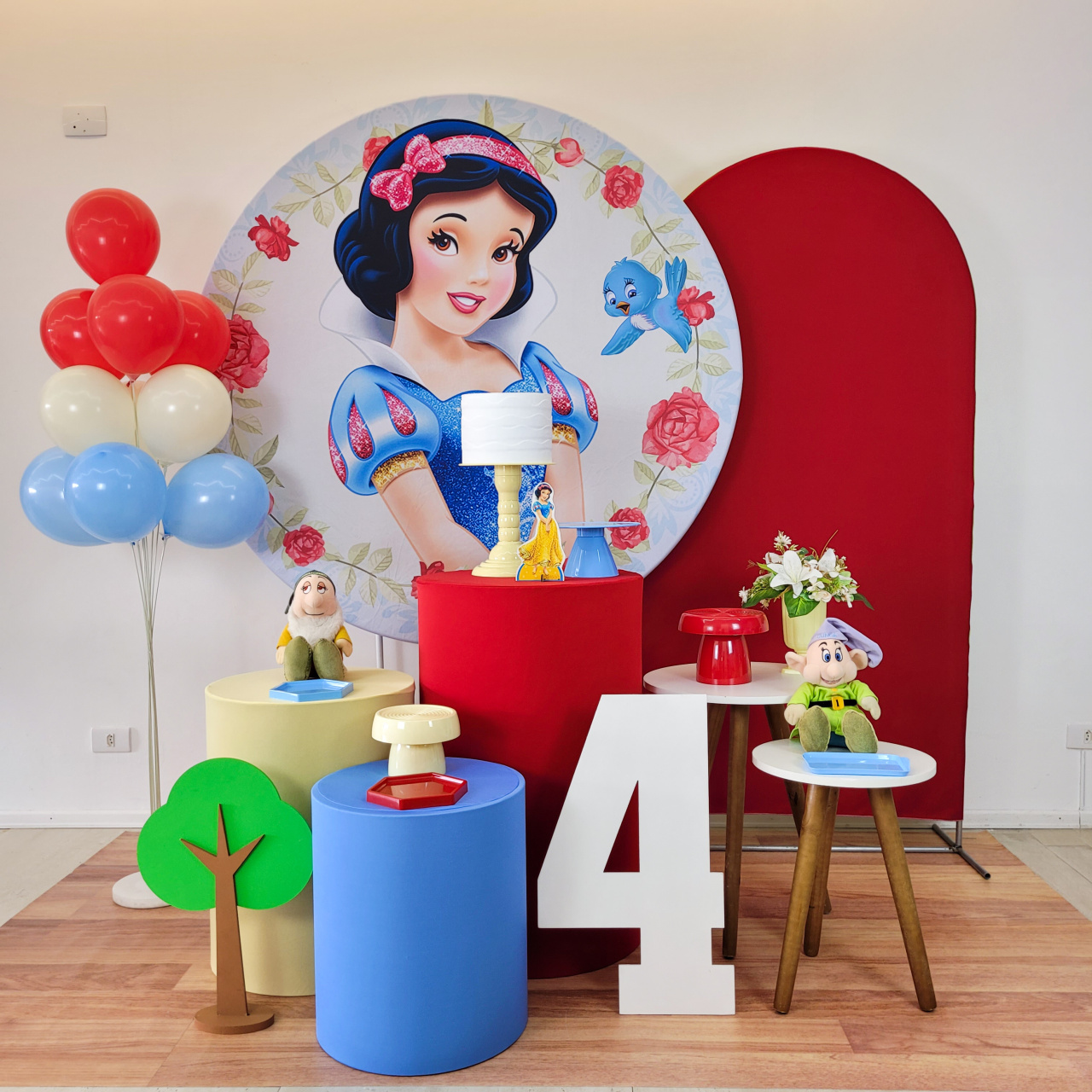 Branca de Neve - Kit Nuvem de Algodão - Monte e Feste 