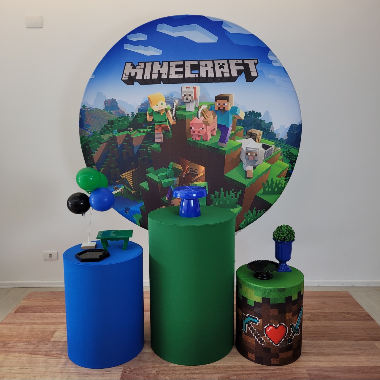 Minecraft - Kit Para Festejar - Monte e Feste 