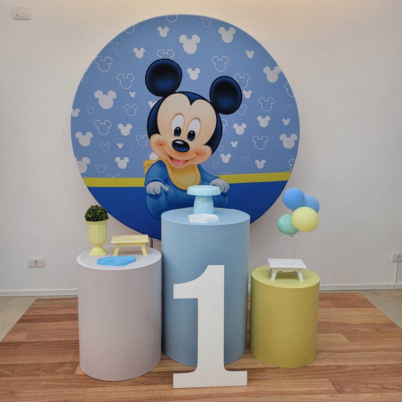 Mickey Baby - Para Festejar Com Número - Monte e Feste 