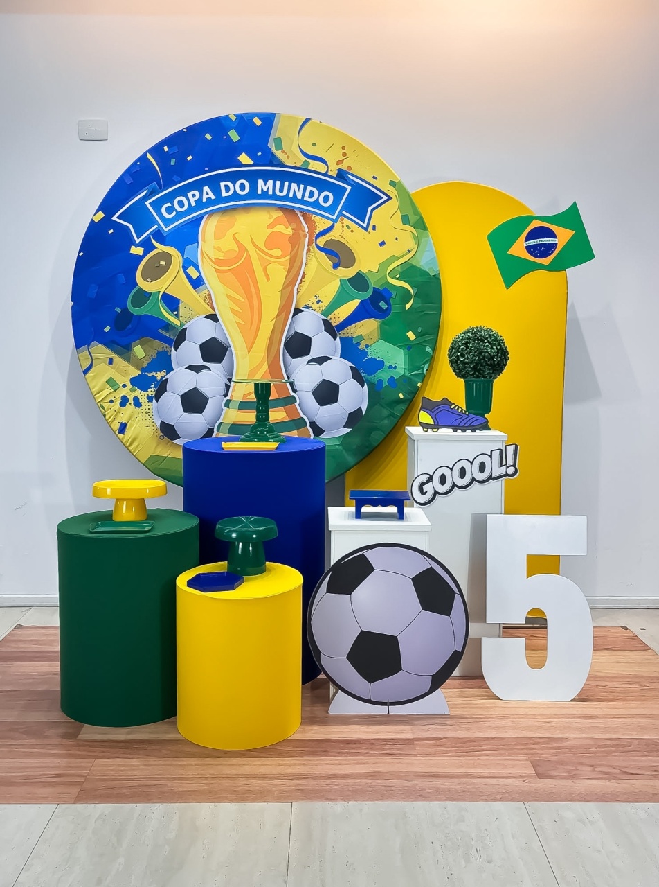 Copa Do Mundo - Kit Nuvem de Algodão - Monte e Feste 