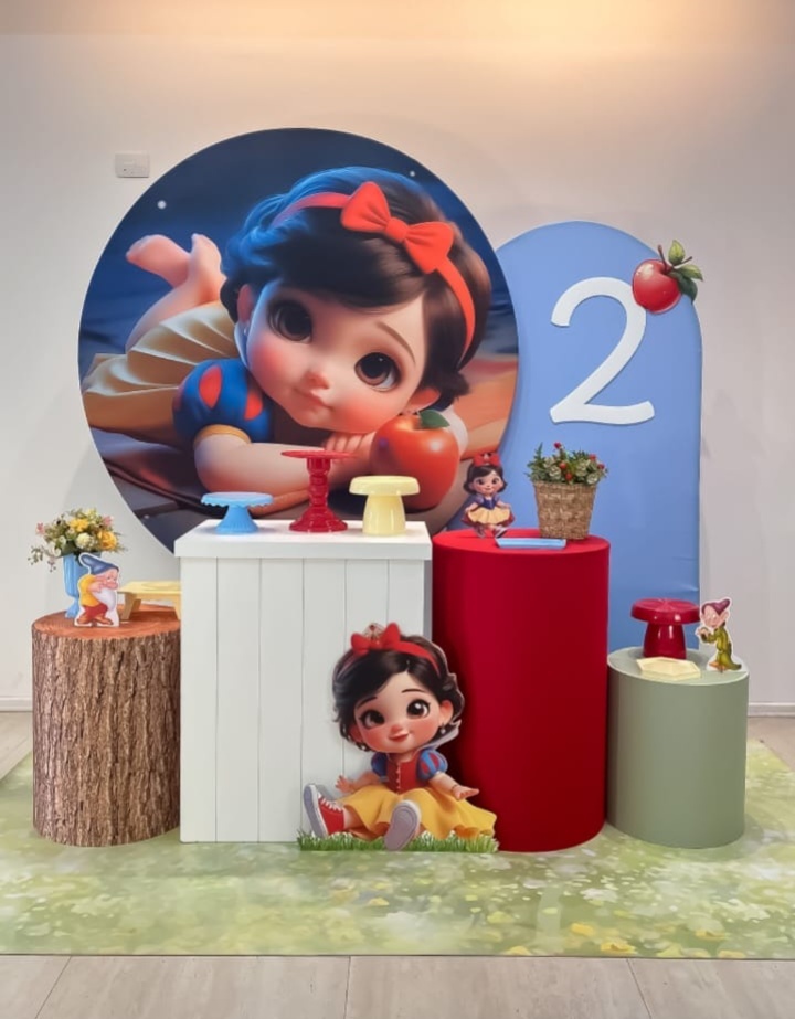 Branca de Neve Baby - Kit Era Uma Vez - Monte e Feste 