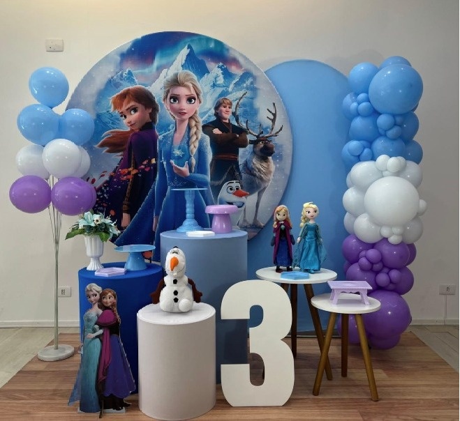 Frozen - Kit Nuvem de Algodão - Monte e Feste 