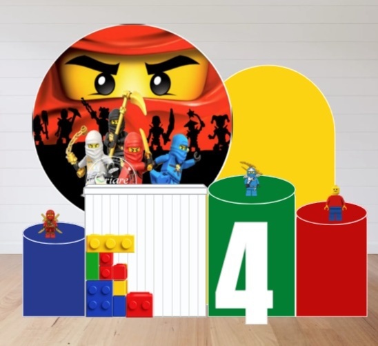 Lego Ninja - Kit Era Uma Vez - Monte e Feste 
