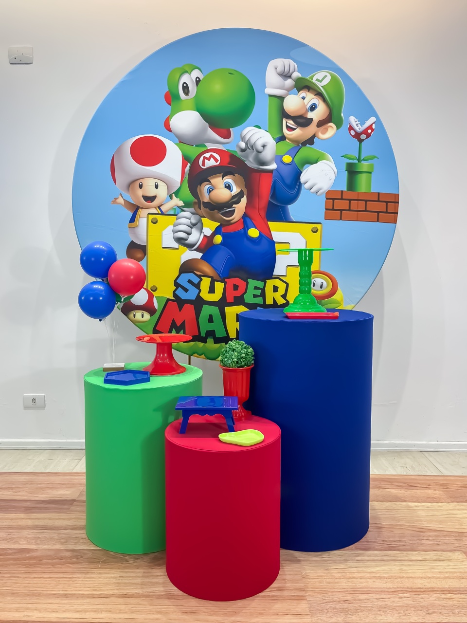 Super Mario - Kit Para Festejar - Monte e Feste 