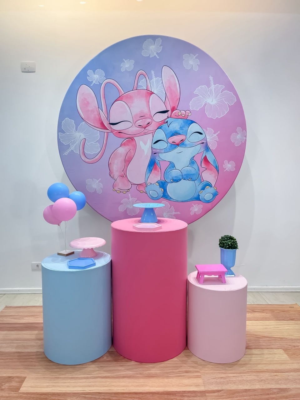 Stitch E Angel - Kit Para Festejar - Monte e Feste 