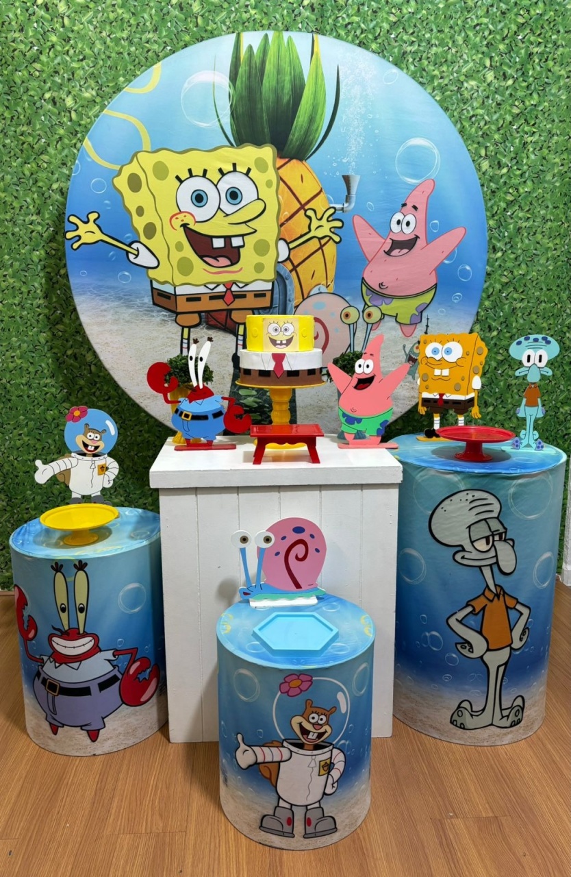 Kit Bob Esponja   - Voar Decorações