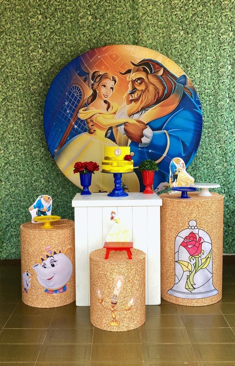 Kit Bela E A Fera - Voar Decorações