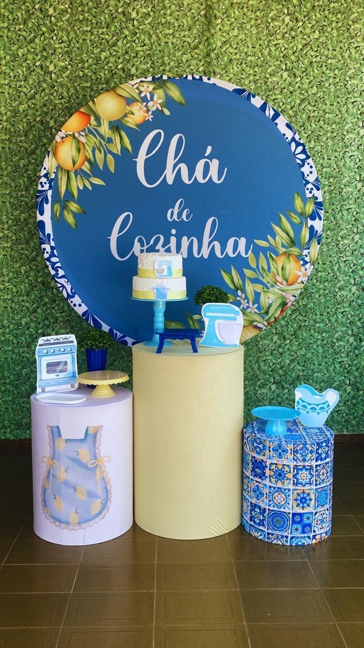 Kit Chá de Cozinha Limão - Voar Decorações