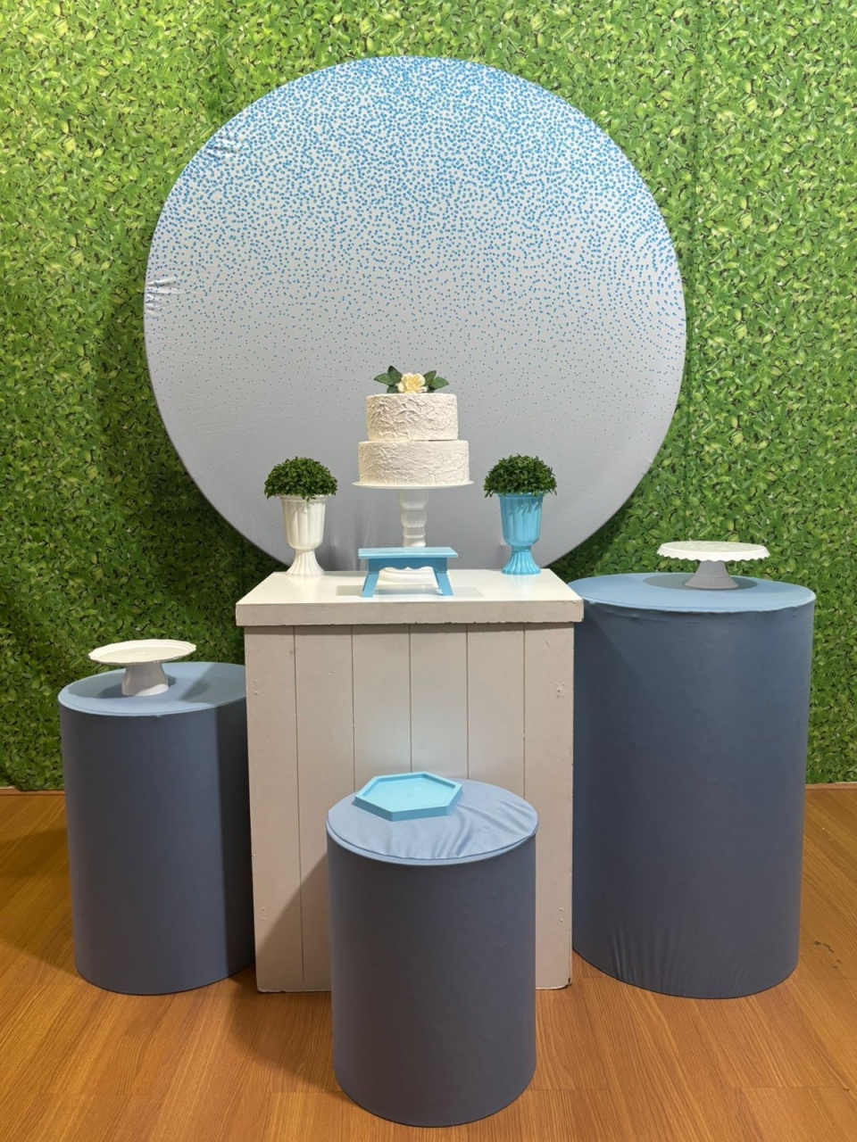 Kit Bolinhas Azuis  2 - Voar Decorações