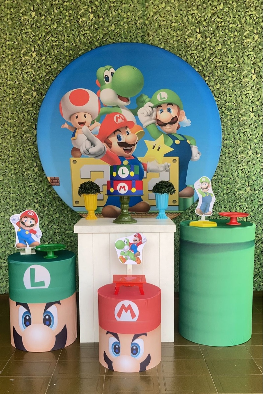 Kit Super Mario E Luigi   - Voar Decorações