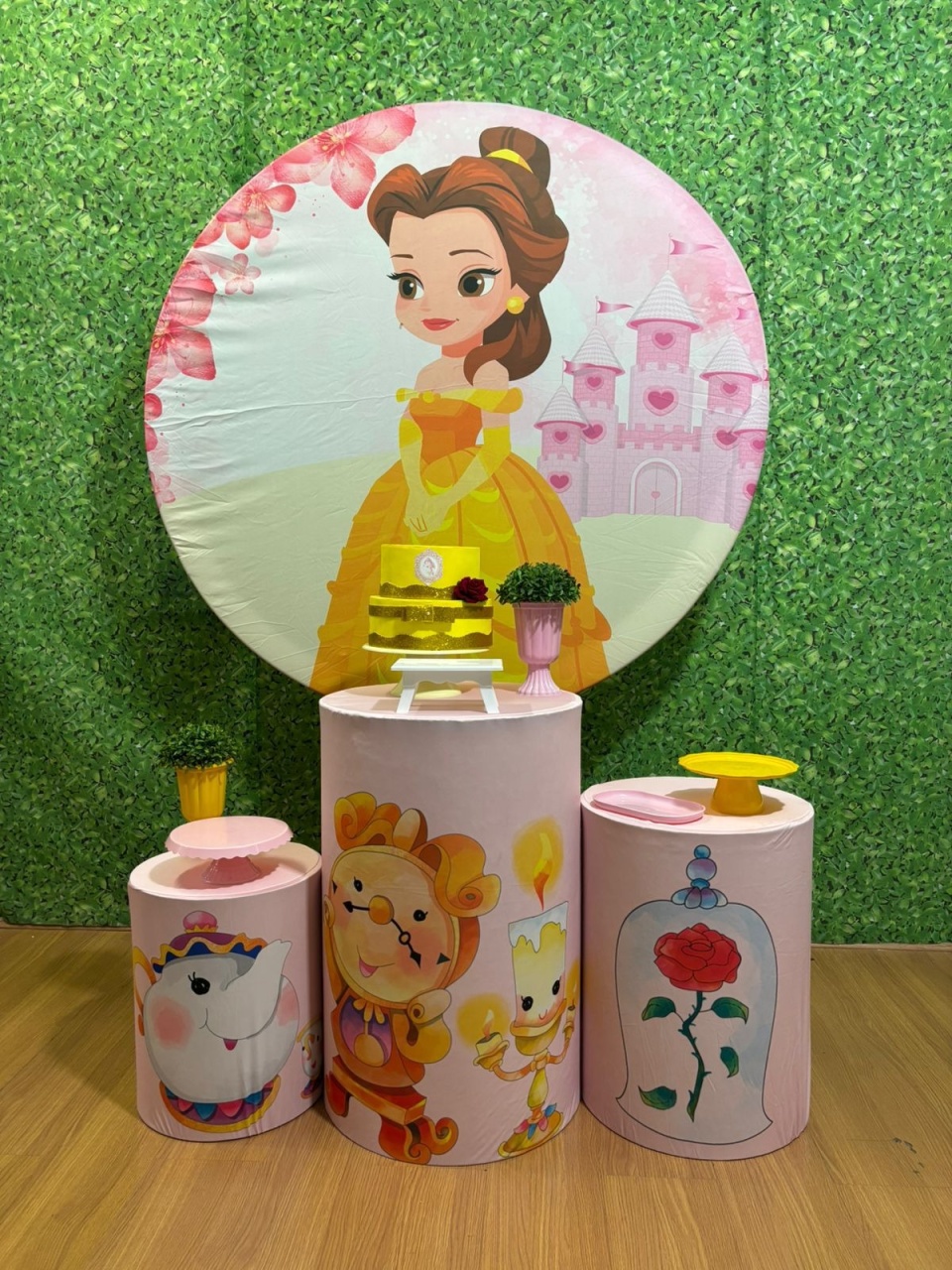 Kit Bela E A Fera Baby - Voar Decorações