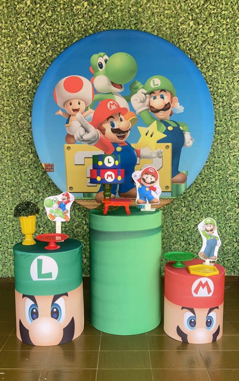 Kit Super Mario E Luigi  - Voar Decorações