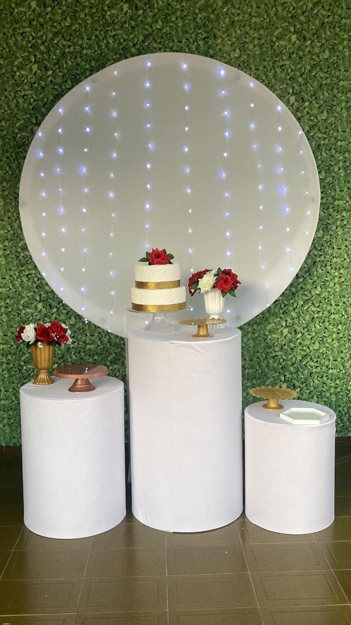 Kit Branco Com Led  - Voar Decorações