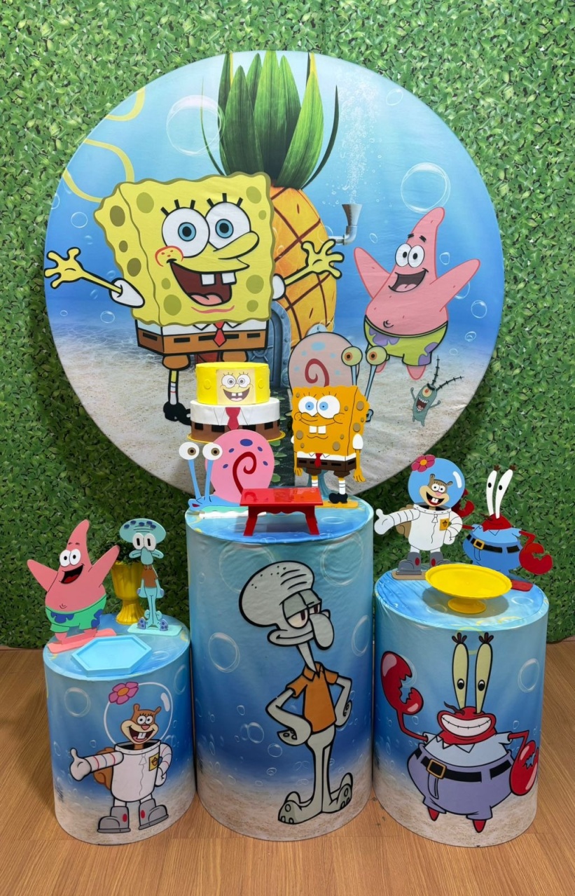 Kit Bob Esponja  - Voar Decorações
