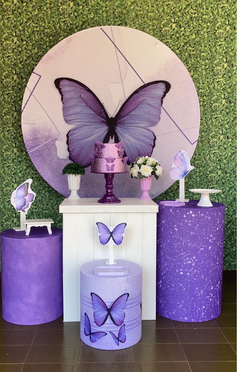 Kit Borboleta Lilas  - Voar Decorações