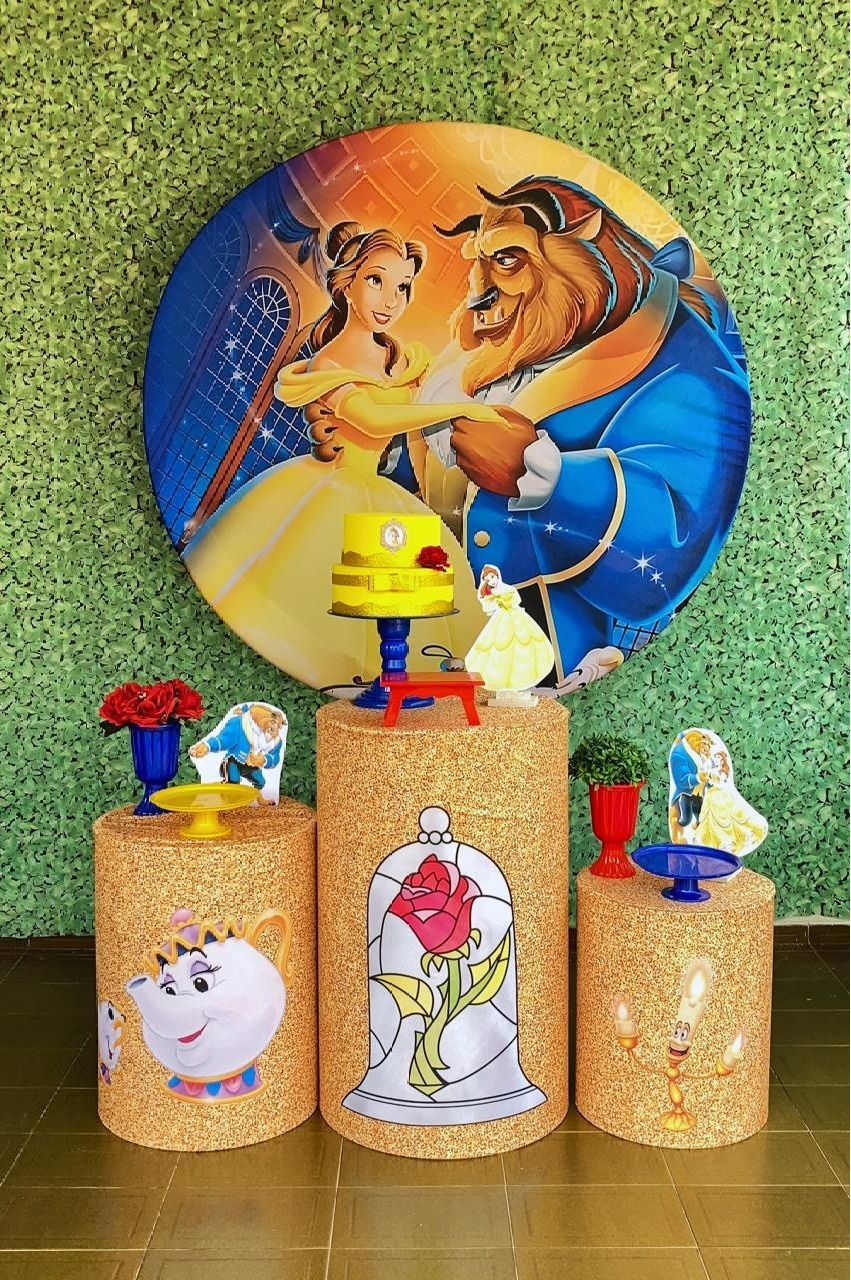 Kit Bela E A Fera  - Voar Decorações