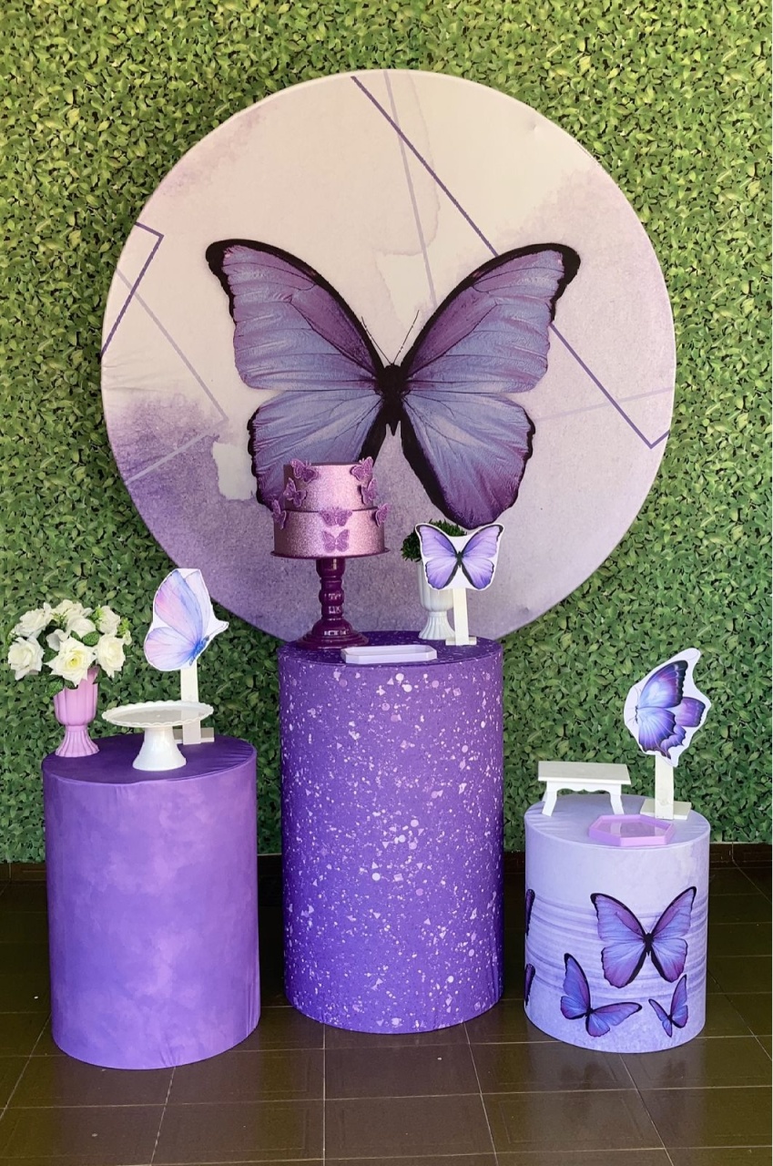 Kit Borboleta Lilas - Voar Decorações