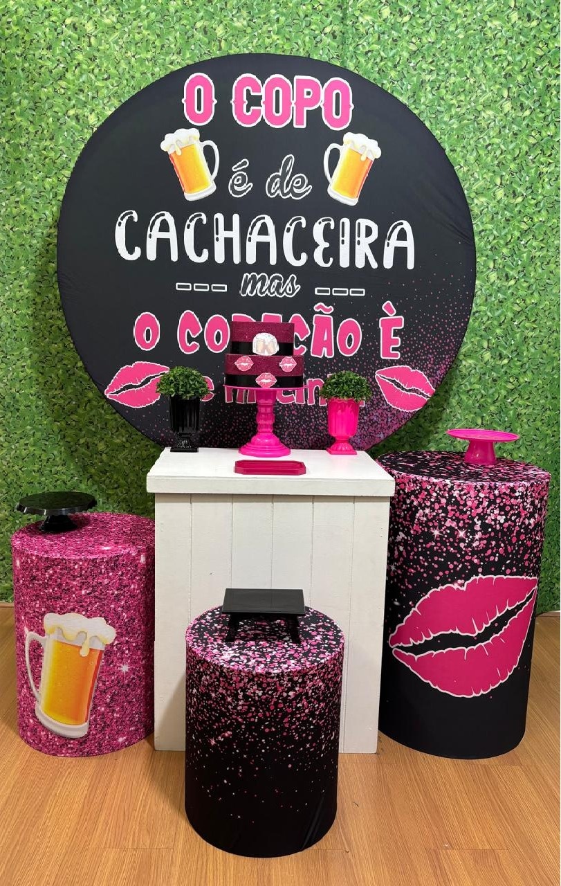 Kit Copo de Cachaceira (Boteco Feminino)   - Voar Decorações