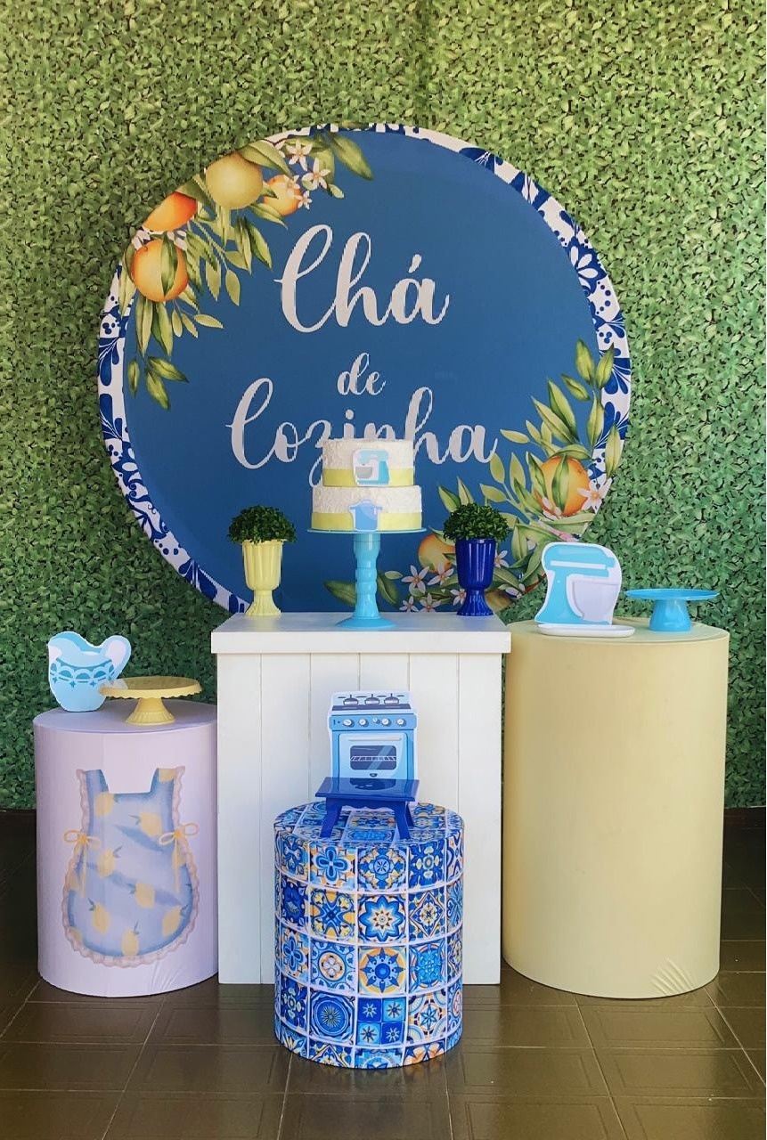 Kit Chá de Cozinha  Limão - Voar Decorações