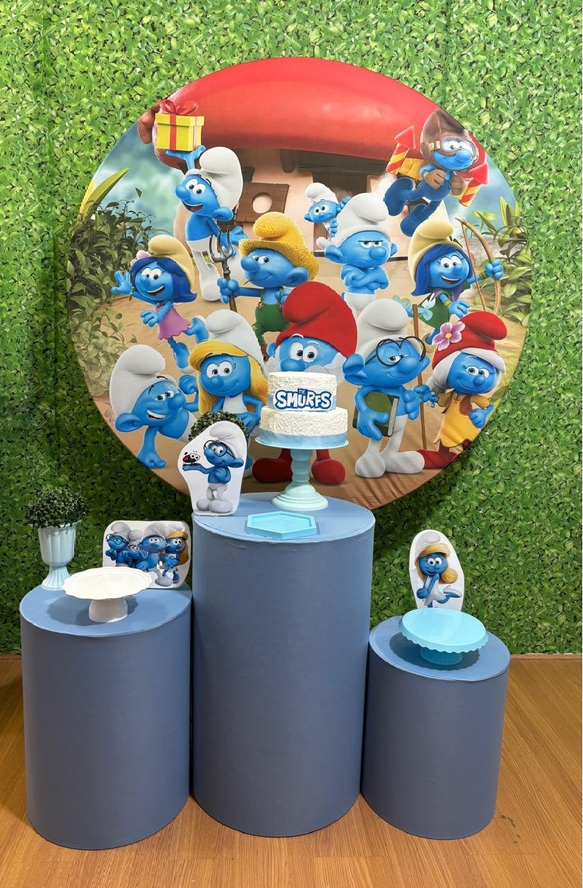 Kit Os Smurfs  - Voar Decorações