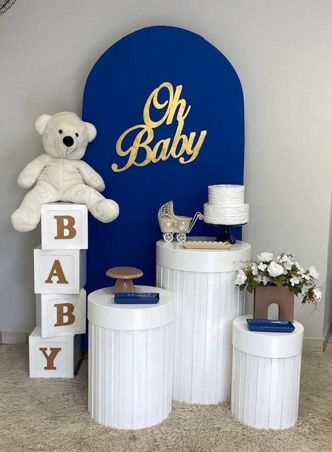 Chá de Bebe Menino Diamante Luxo - brunacruanes