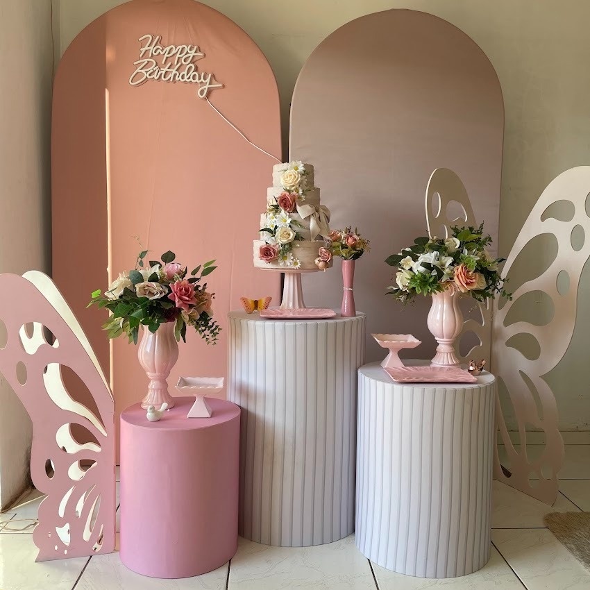 Kit Borboleta Rose Prata - brunacruanes