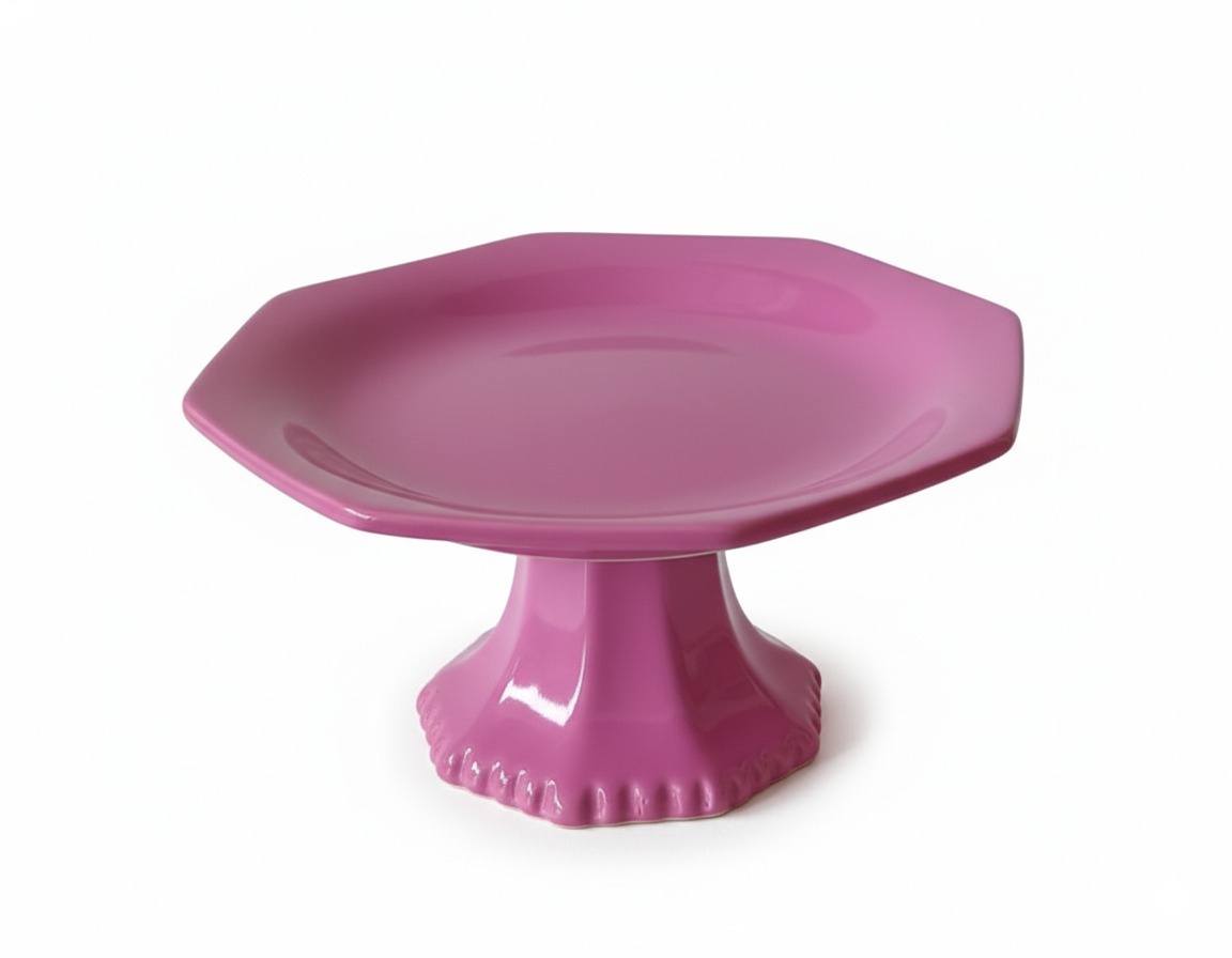 Bandeja Alta  Sextavada Pink - brunacruanes