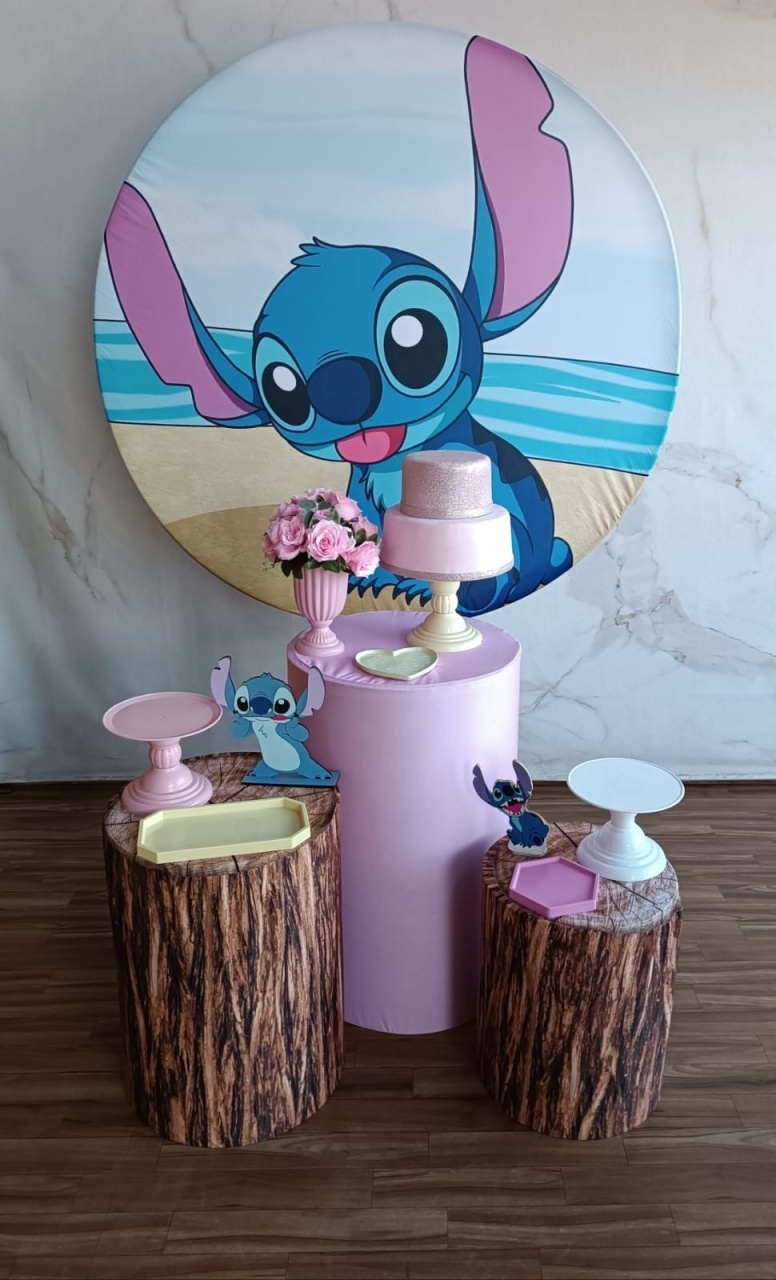 Stitch Rosa E Azul - brunacruanes