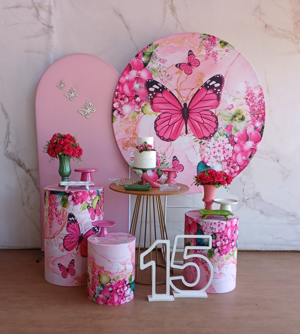Borboleta Luxo Pink - brunacruanes