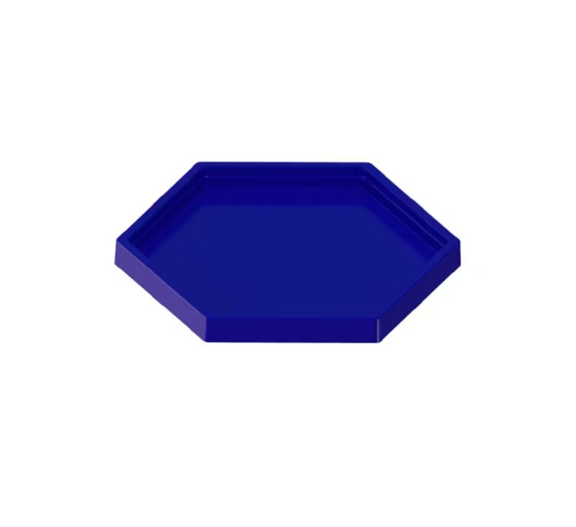 Sextavada Azul Royal  - brunacruanes
