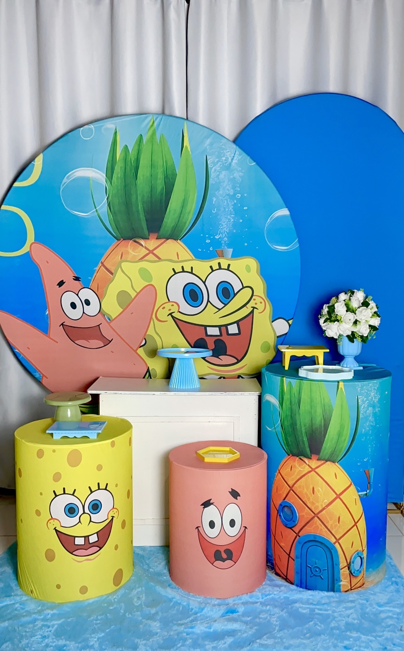 Kit Completo Bob Esponja - Amorapersonalizaofc