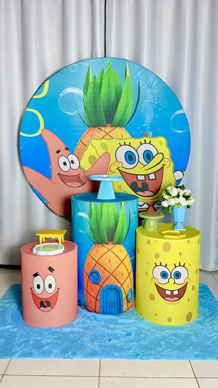 Kit Básico Bob Esponja - Amorapersonalizaofc