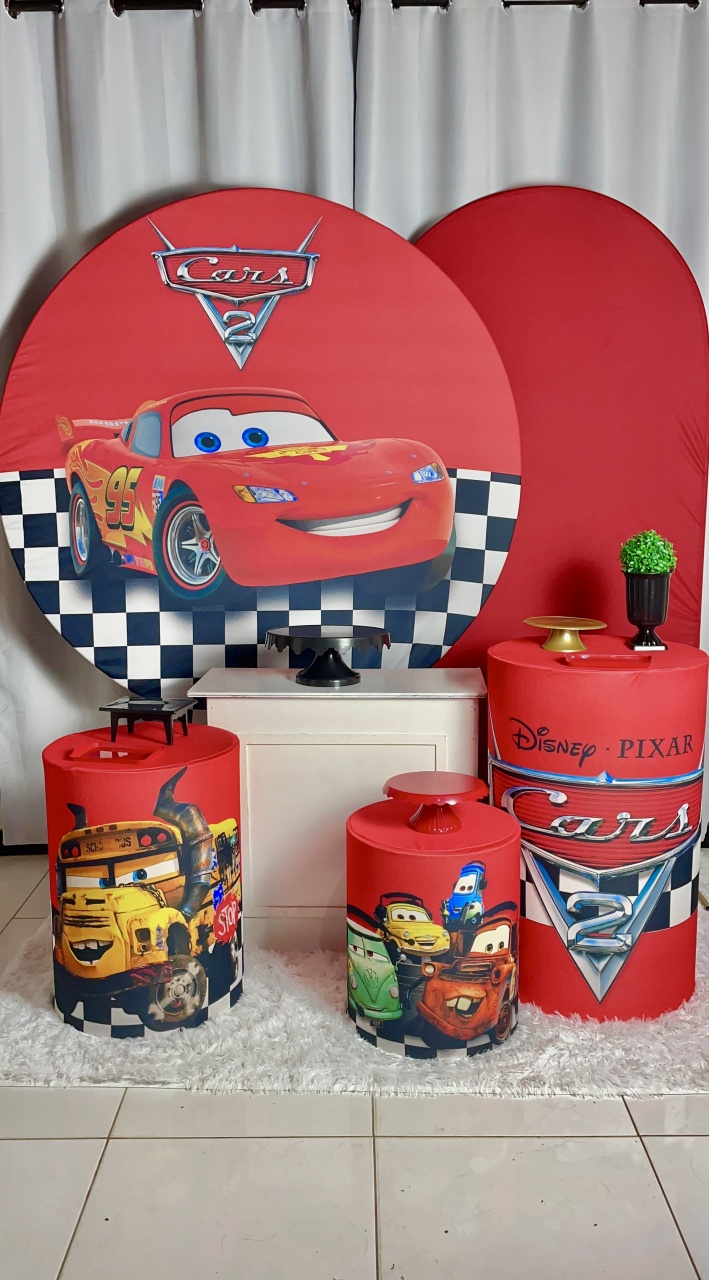 Kit Completo Carros Disney / Relâmpago Mcqueen - Amorapersonalizaofc