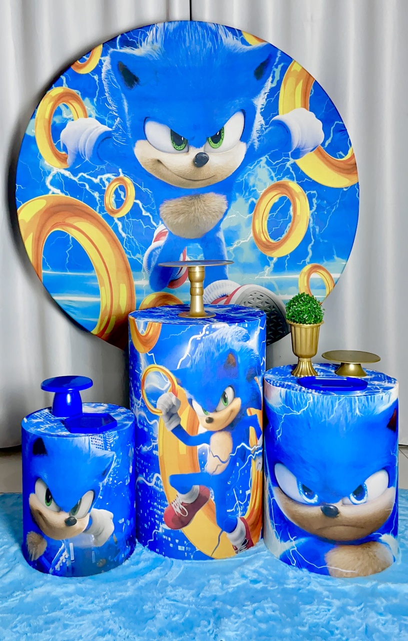 Kit Básico Sonic  - Amorapersonalizaofc