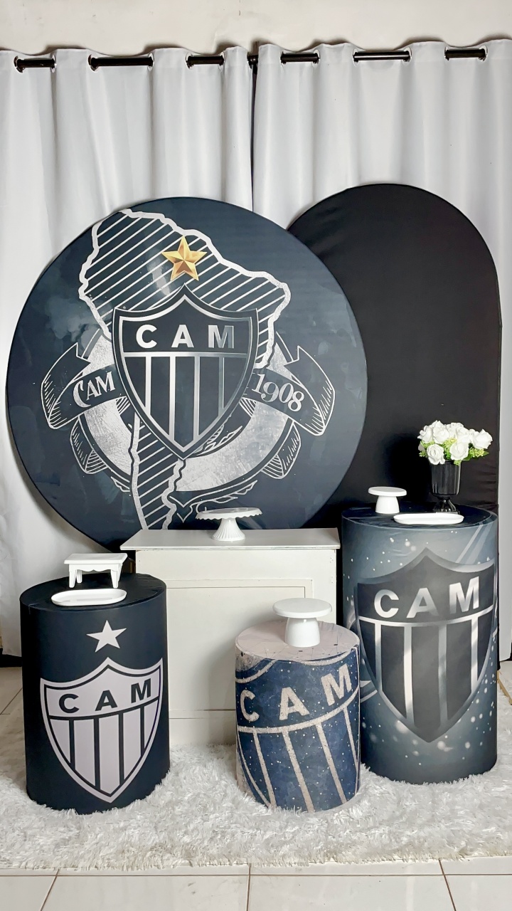 Kit Completo Atlético  - Amorapersonalizaofc