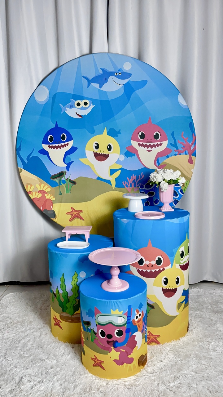 Kit Básico Baby Shark  - Amorapersonalizaofc