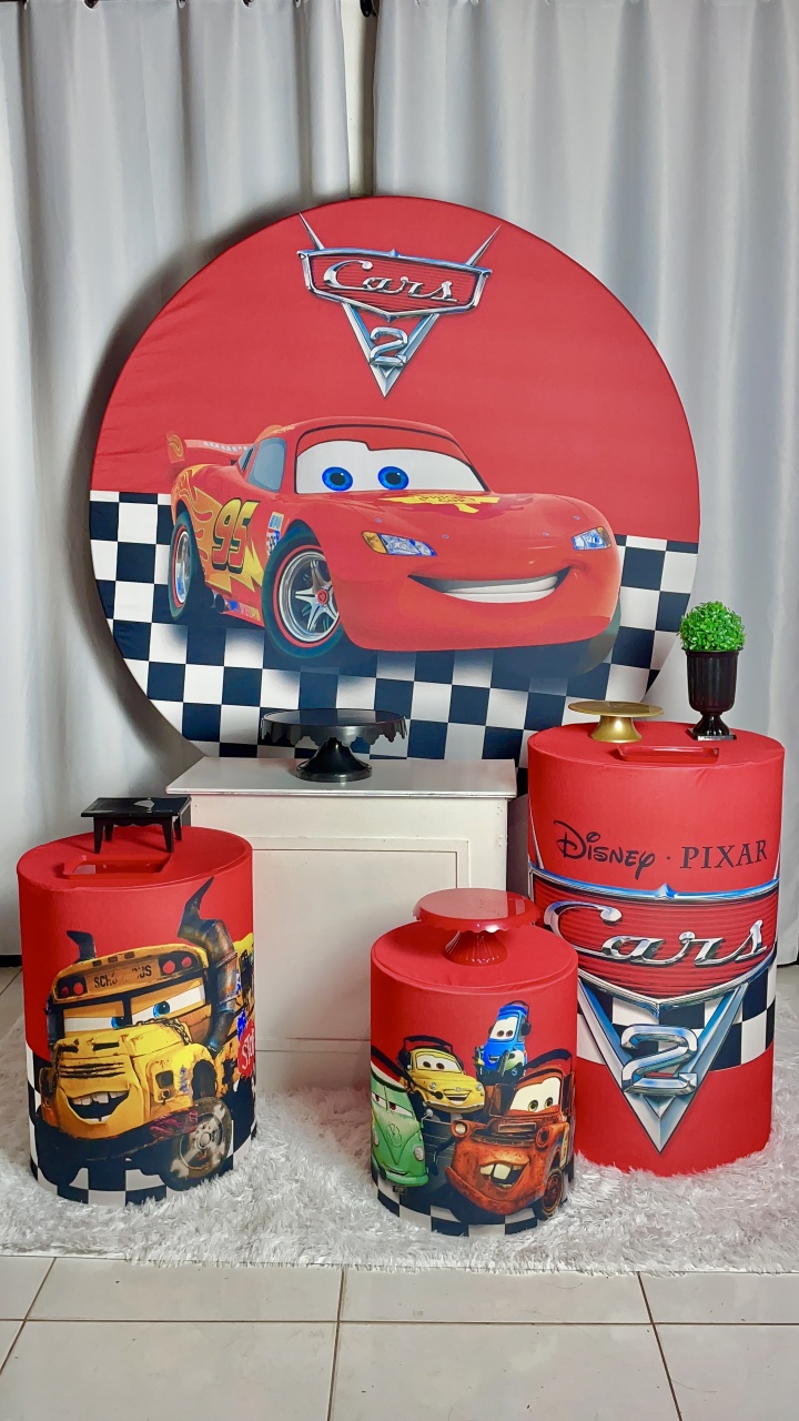 Kit Intermediário Carros Disney/ Relâmpago Mcqueen - Amorapersonalizaofc