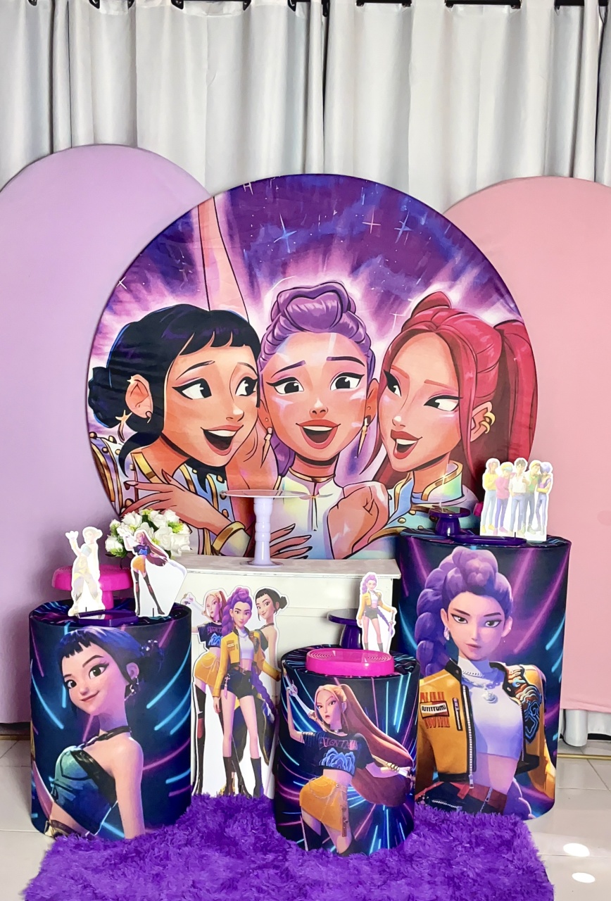 Kit Luxo Guerreiras Do K-Pop  - Amorapersonalizaofc