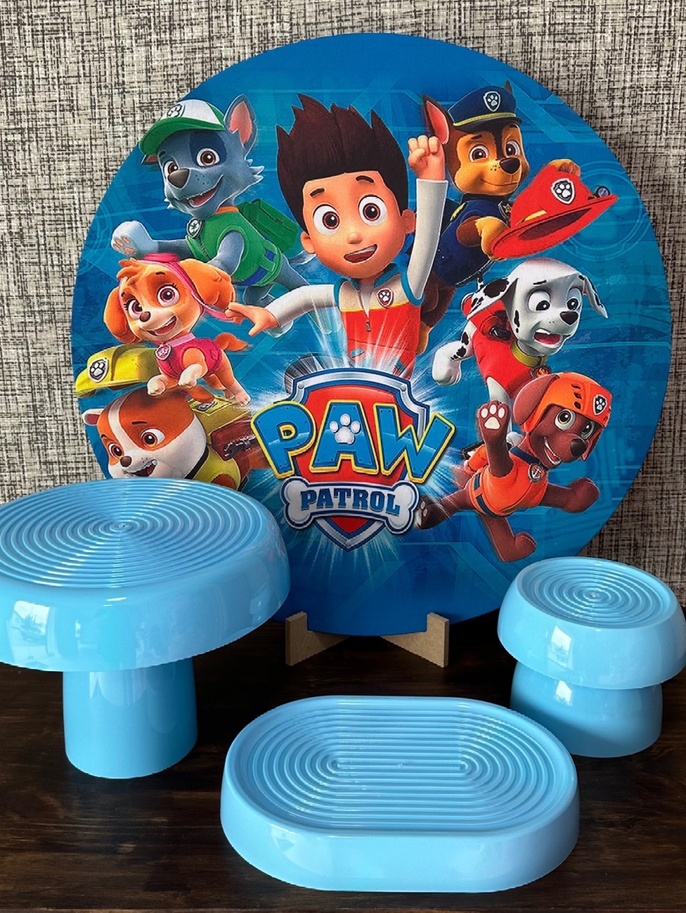Mini Kit de Mesa Patrulha Canina - Cíntia Rodrigues Pinheiro 