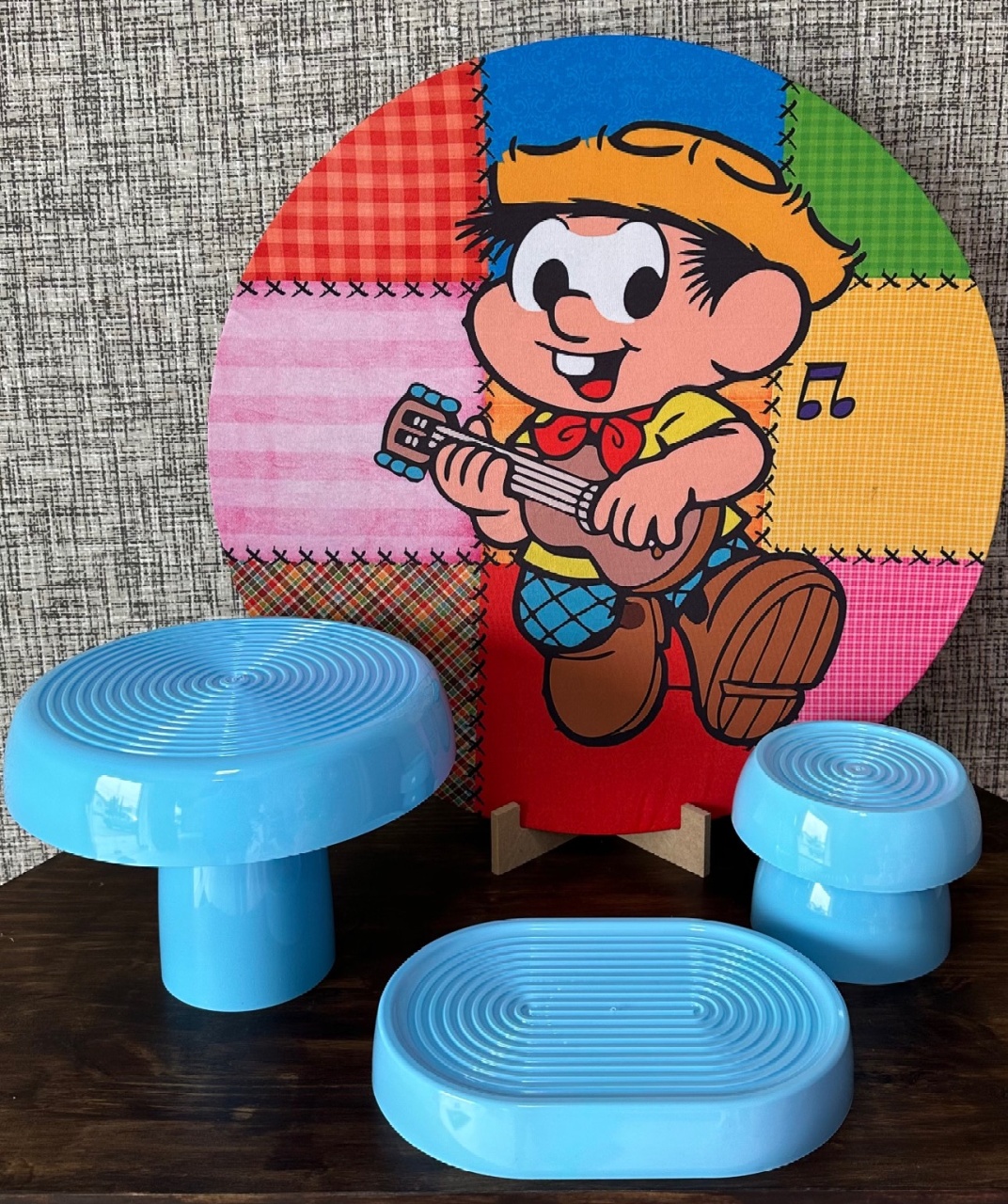 Mini Kit de Mesa Cascão - Cíntia Rodrigues Pinheiro 
