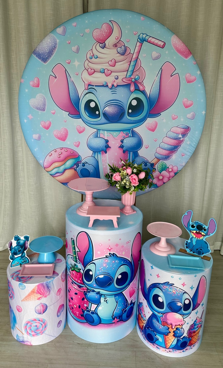 Stitch Sorvete Pacote Prata - Cíntia Rodrigues Pinheiro 