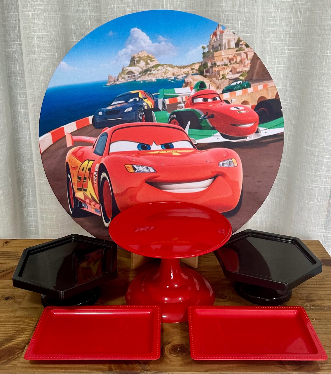 Mini Kit de Mesa Carros - Cíntia Rodrigues Pinheiro 