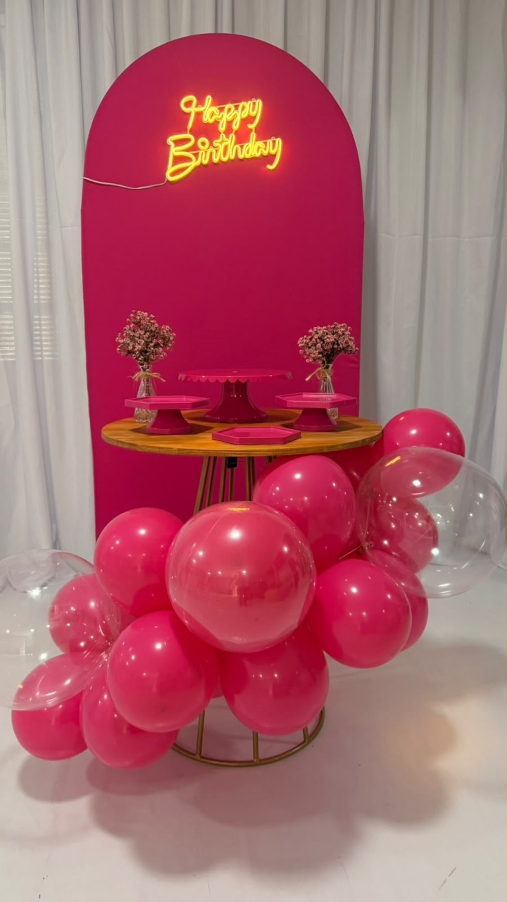 Kit Completo Com Balões E Happy de Led. - Cíntia Rodrigues Pinheiro 
